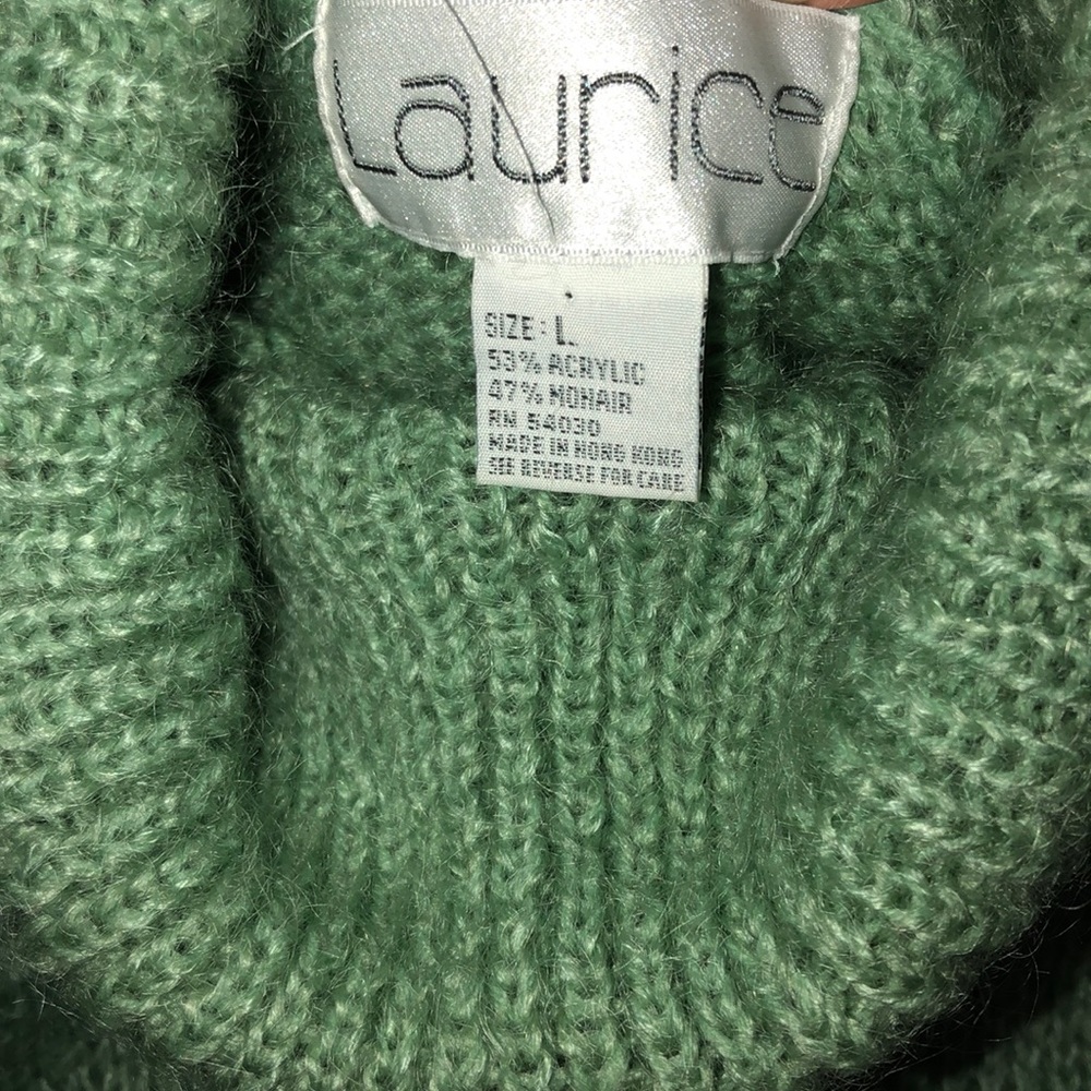 Mohair and Acrylic Turtleneck Sweater - Picture 3 of 3